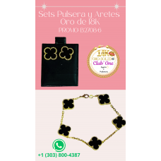 14k Italian Gold Earrings and Bracelets Promotion B27086