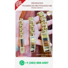 Limited Time Offer on Italian Gold Bracelets 14K B08018