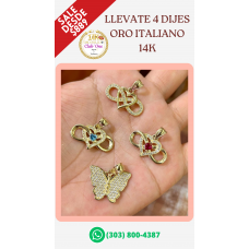 14k Italian Gold Charms Unique Elegance & Style