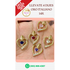 Unmissable Promotion Italian Gold Charms on Offer