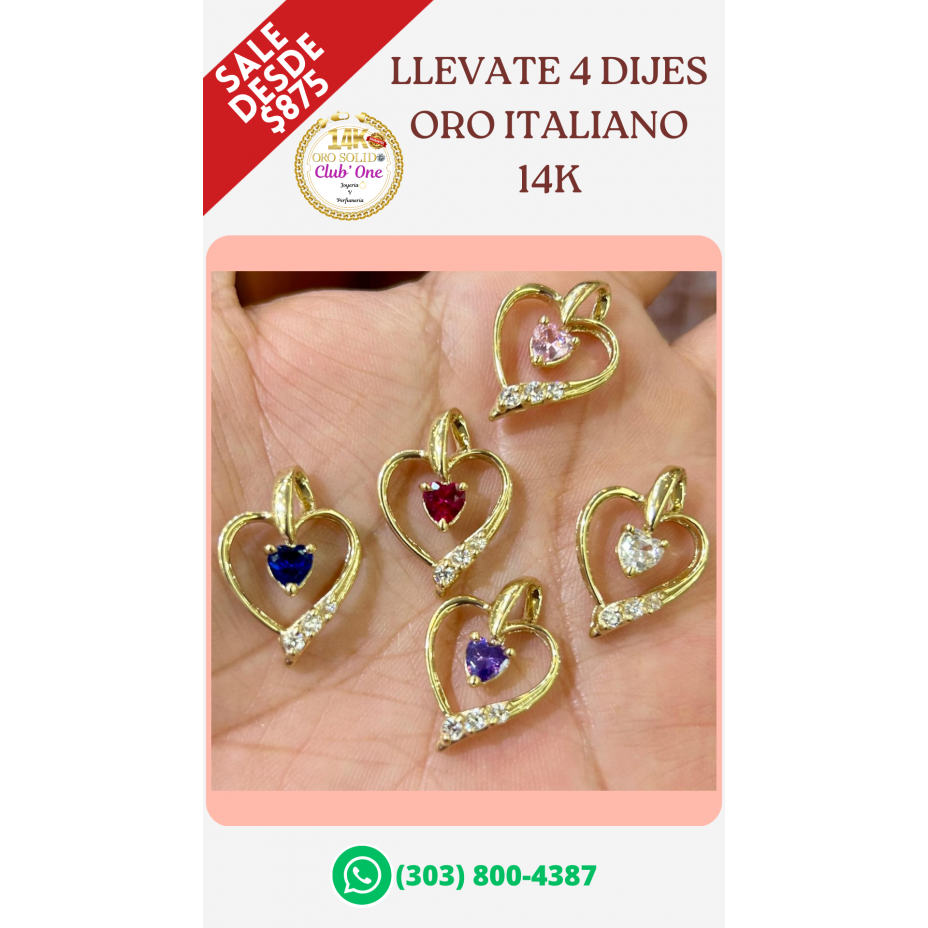 Unmissable Promotion Italian Gold Charms on Offer