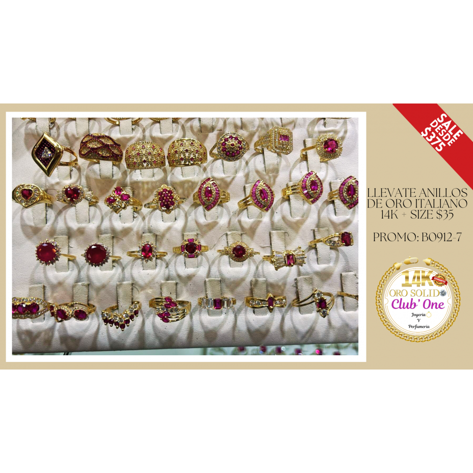 The Best Promotion on 14K Italian Gold Rings B09127