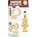 Promoción Oro Italiano 14K Joyería Exclusiva B1301-1