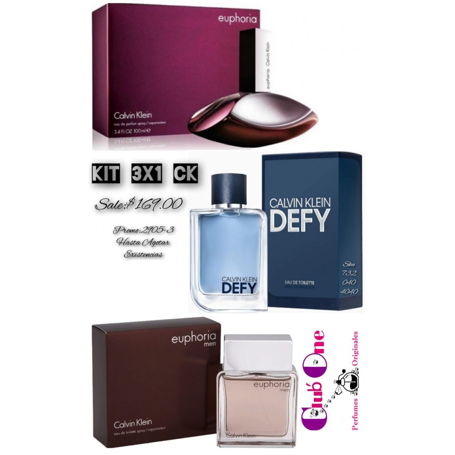 Calvin Klein W/M Perfume Promotion 3X1