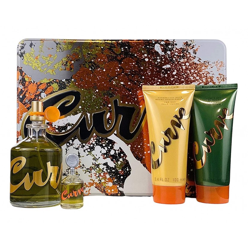 3371 Liz Claiborne CURVE SET 4p 4.2oz M EDC SPRAY