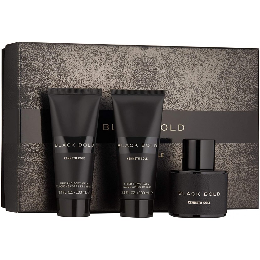 7973 Kenneth Cole BLACK BOLD SET 3p 3.4oz M