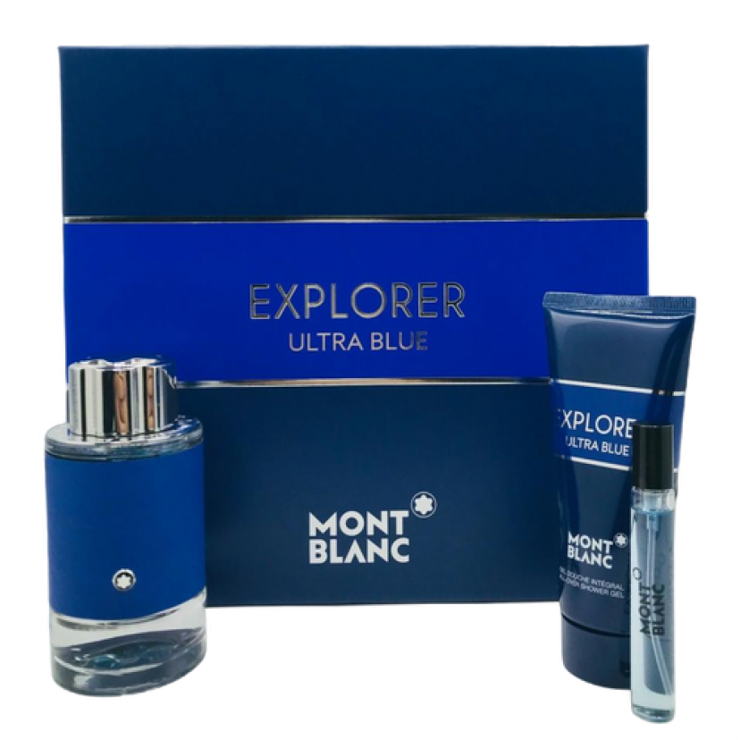 168 Mont Blanc MB EXPLORER ULTRA BLUE 3p 3.3oz