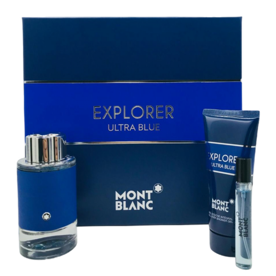 168 Mont Blanc MB EXPLORER ULTRA BLUE 3p 3.3oz 168 Mont Blanc MB EXPLORER ULTRA BLUE 3p 3.3oz