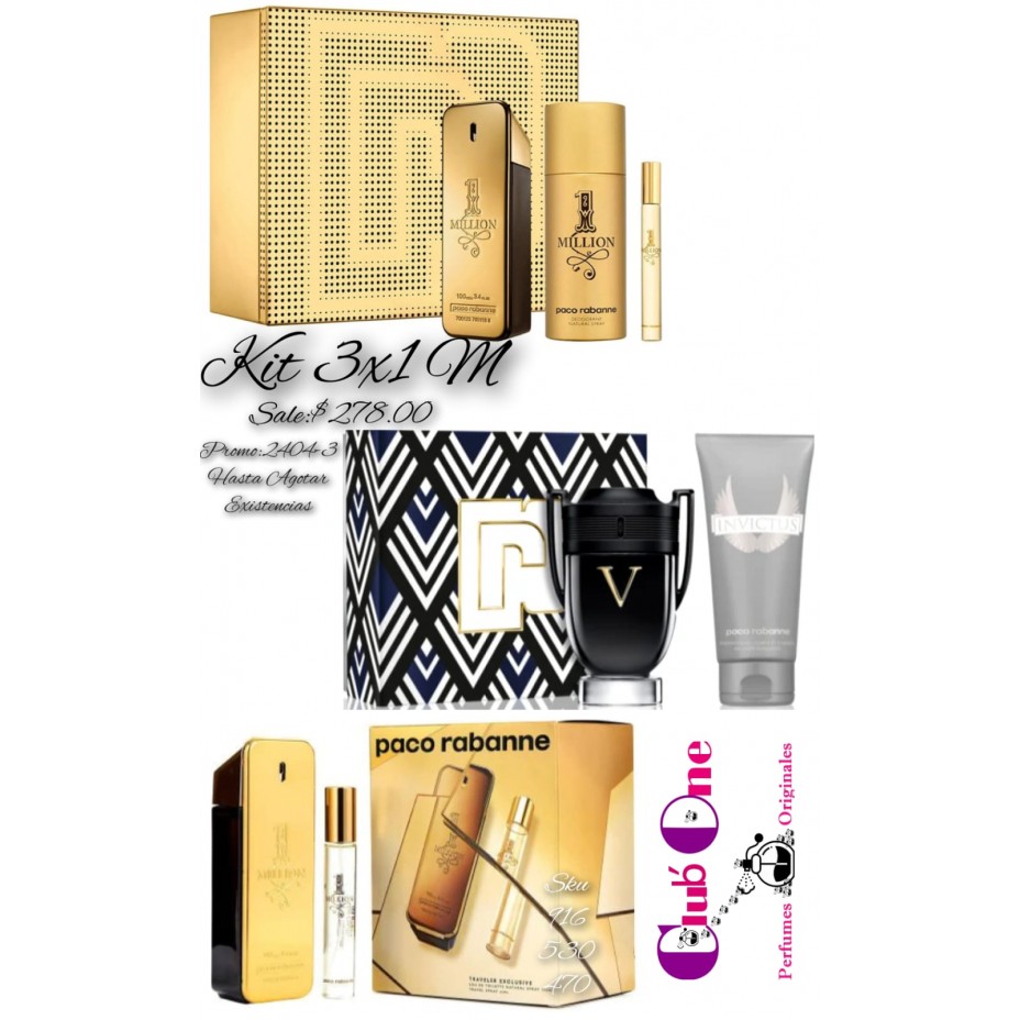 Paco Rabanne Promotion M 3X1