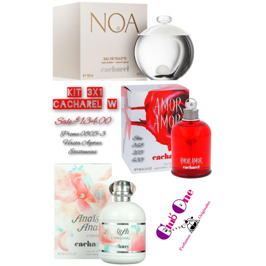 Cacharel Perfume W Promotion 3X1