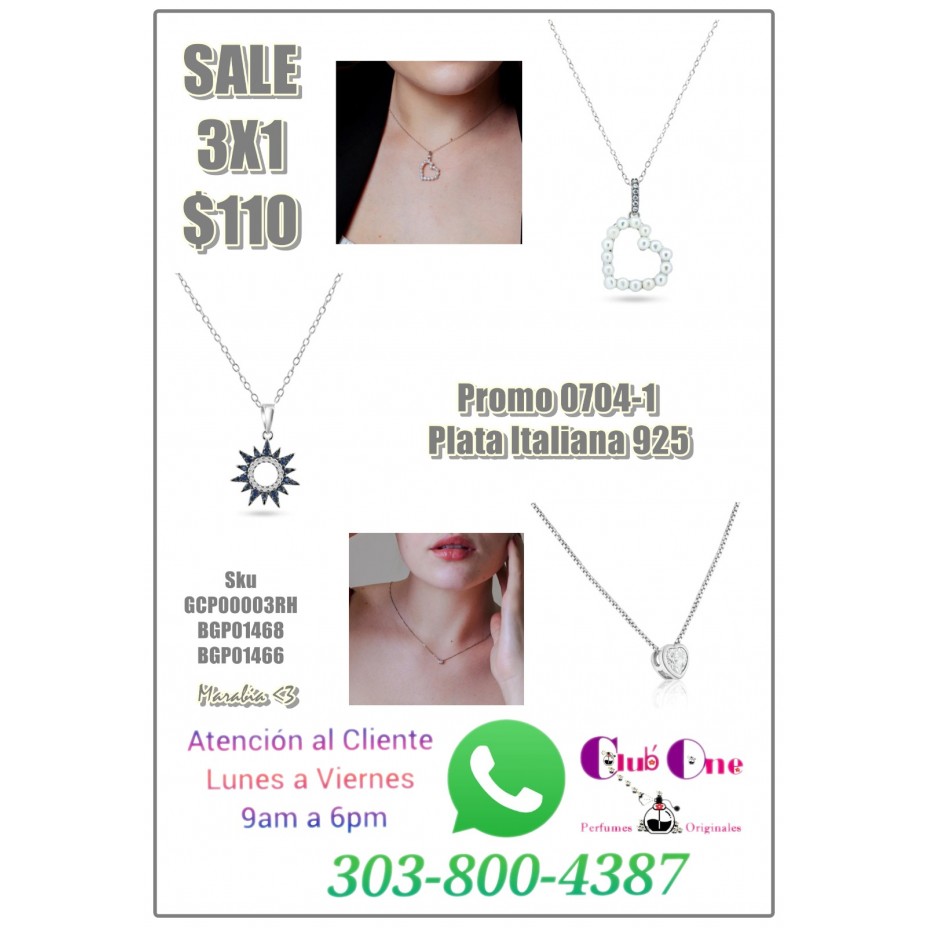 Italian Silver Chain 925 3X1 Promotion