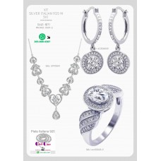 Italian Silver 925 3X1 W In Promotion 