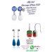 Promotion Silver Earrings 925 3x1