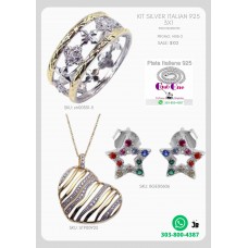 Promotion Of Earrings, Chains And Rings In Italian Silver 925 3X1