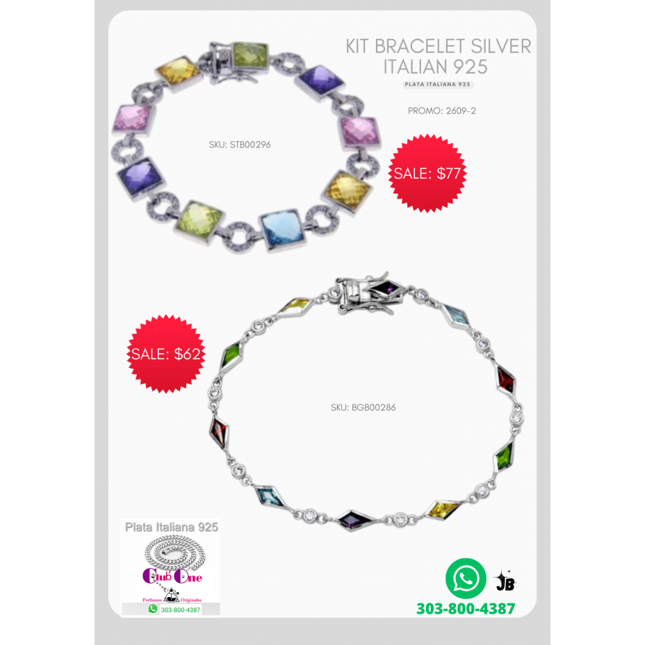 Italian Silver 925 Bracelet Irresistible Offer