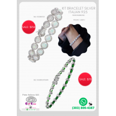 Limited Offer Italian Silver Bracelet 925 in Discount