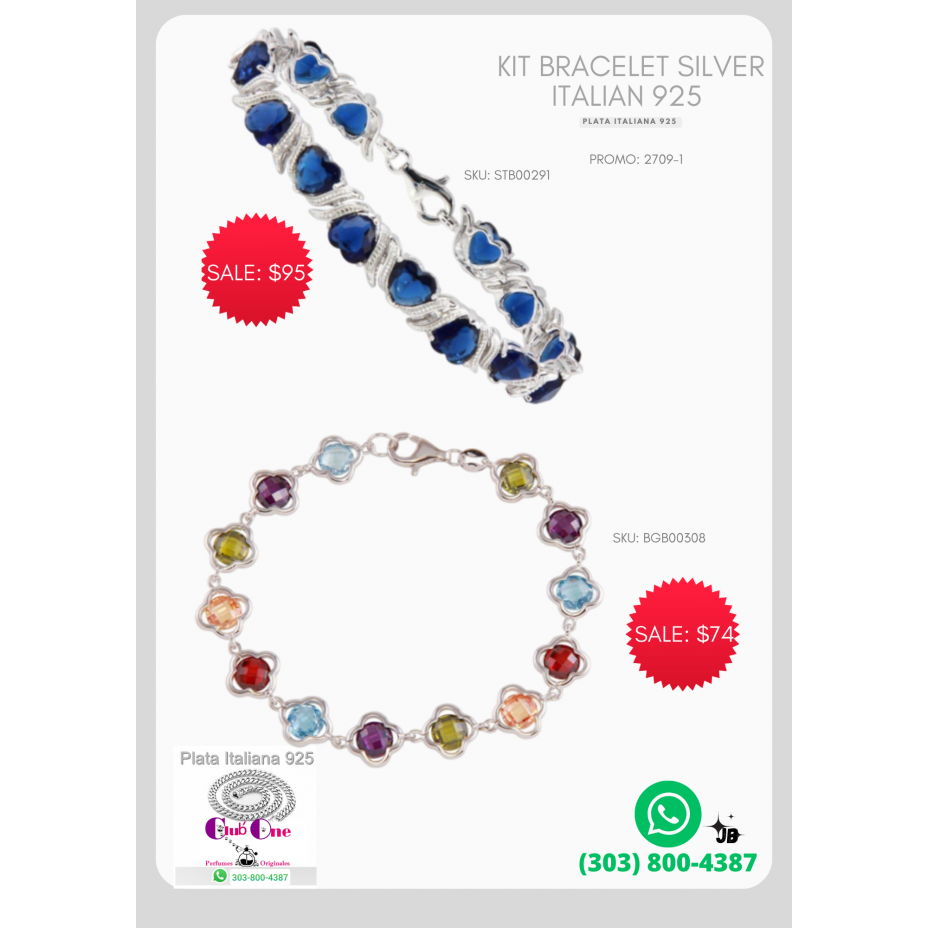 Special Promotion 925 Italian Silver Bracelet at a Discount