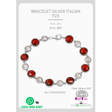 Save on Elegance 925 Italian Silver Bracelet on Discount