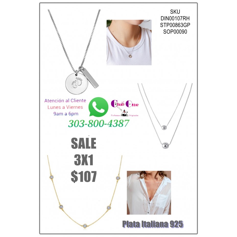 Italian Silver 925 Chain 3X1