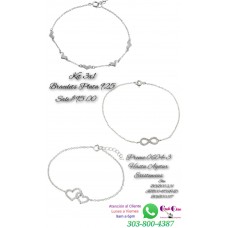 925 Silver Bracelets Promotion 3X1