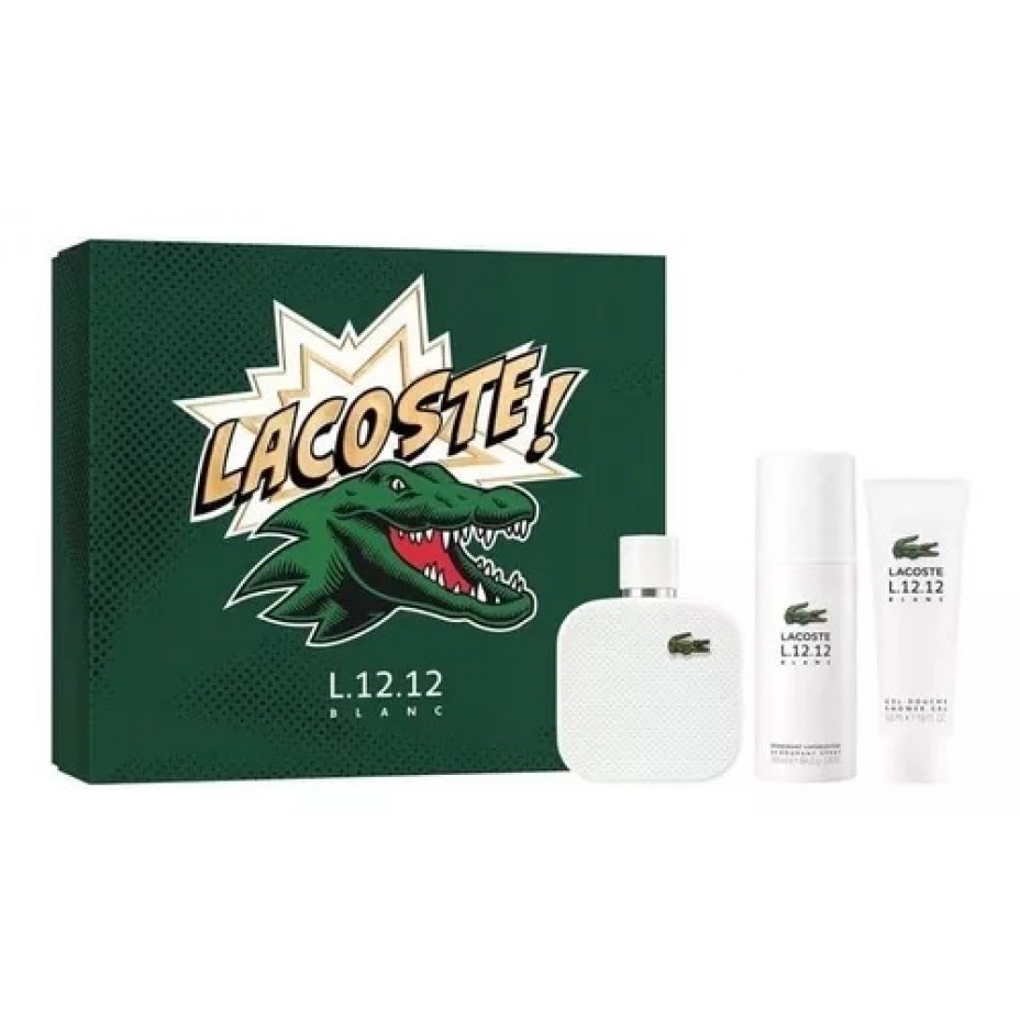 LACOSTE L.12.12 BLANC GIFSET