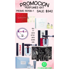 6X1 Perfume Sets Promotions Incredible Discounts B01081