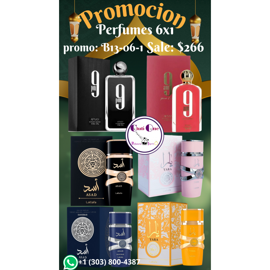 Discover our 6x1 perfume promotion