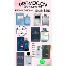 6X1 Discount on Brand Name Perfumes