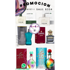 Discover our 6 for 1 perfume promotion and save money B11071