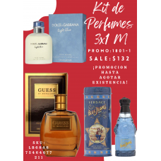 Discounted Luxury Fragrances Men's Perfumes 3x1 on Sale