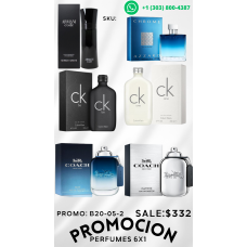 6x1 Promotion on High End Perfumes Look Elegant and Sophisticated