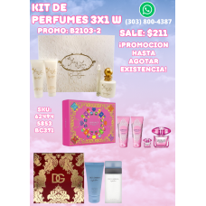 Discover the women's perfume promotion on offer 3x1