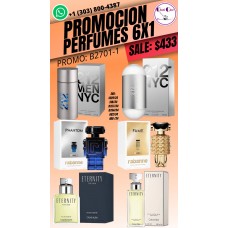 6x1 Perfumes The Best Promotion for Men and Women B27011