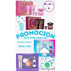 Discover our offers on perfume sets for women 4x1