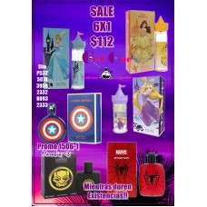 Children's Perfume Promotion 6X1