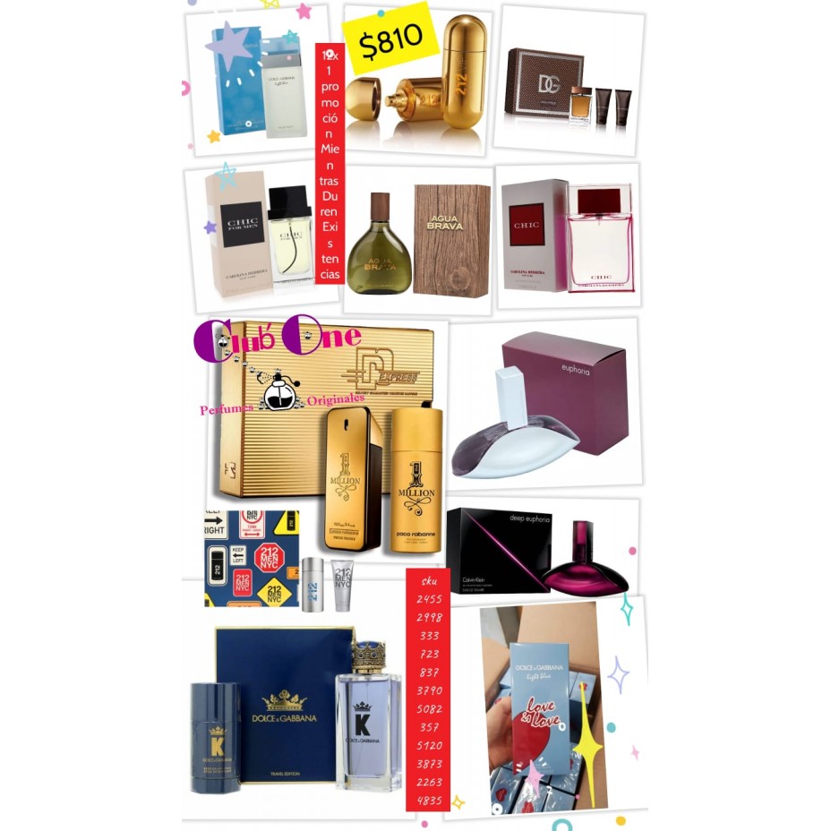 12x1 Perfume Promotions While Stocks Last