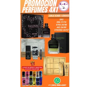 Promocion De Perfumes Para Hombre 4X1