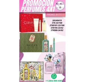 El Mayor Ahorro en Fragancias Promoción 4x1 Imperdible B1711-1