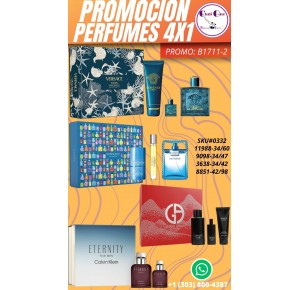 La Promoción que Deseas 4x1 en Perfumes B1711-2