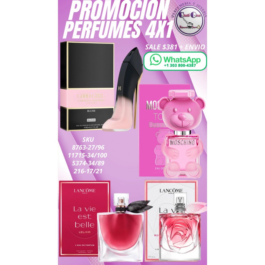 Promoción De Perfumes Para Mujer B2801-2