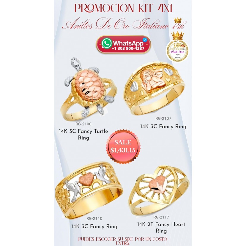 Anillos de Oro Italiano 14k: Elegancia y Calidad Superior 