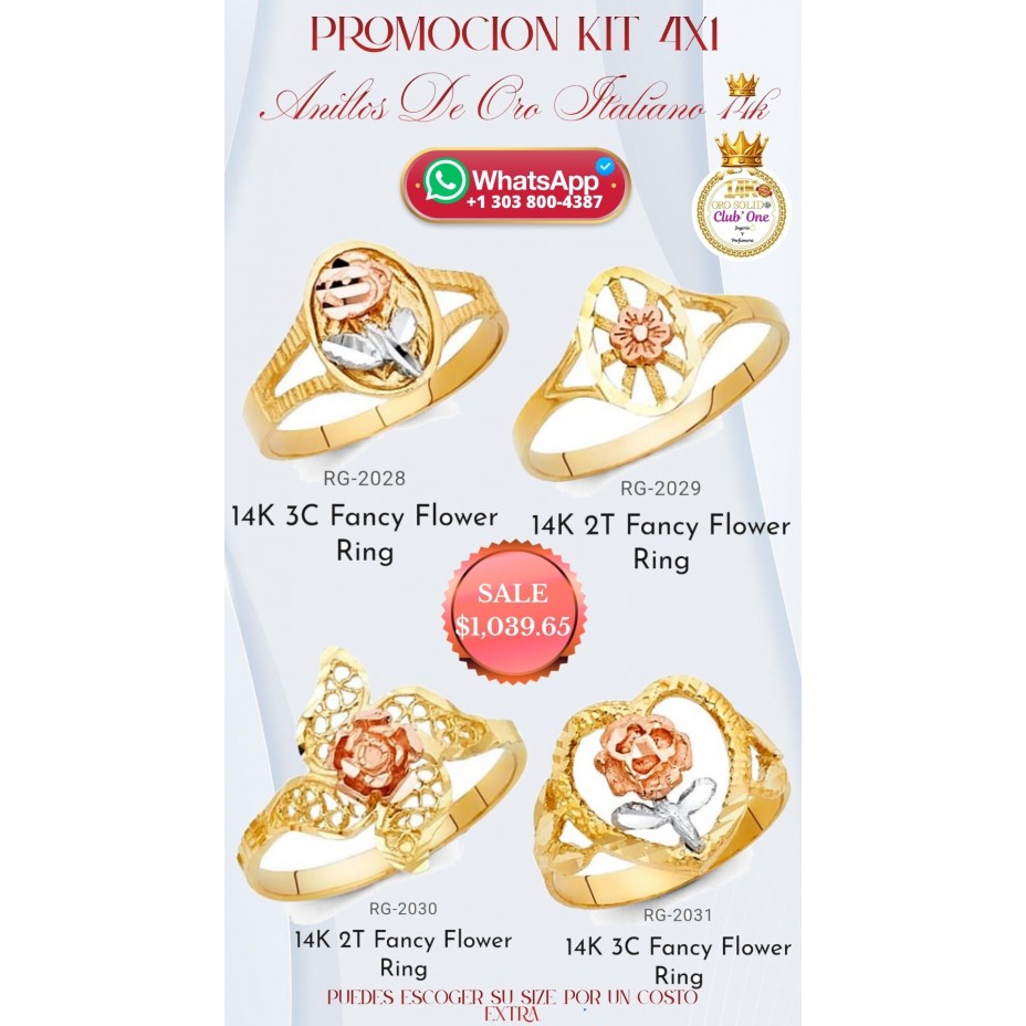 Tendencias en Anillos de Oro Italiano 14k: Estilo y Brillo